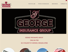 Tablet Screenshot of georgeinsurancegroup.com